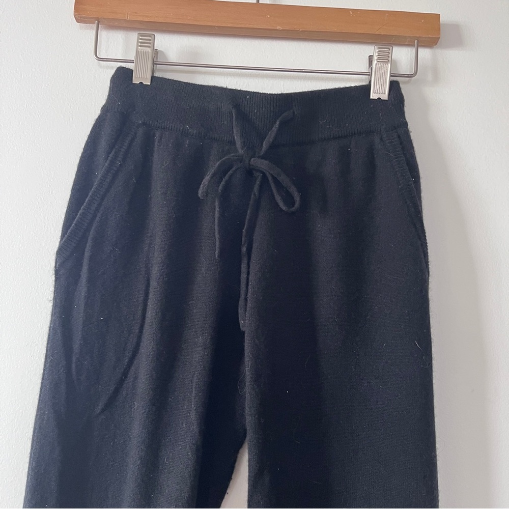 Gentle Herd Wool & Cashmere Mid-Rise Joggers